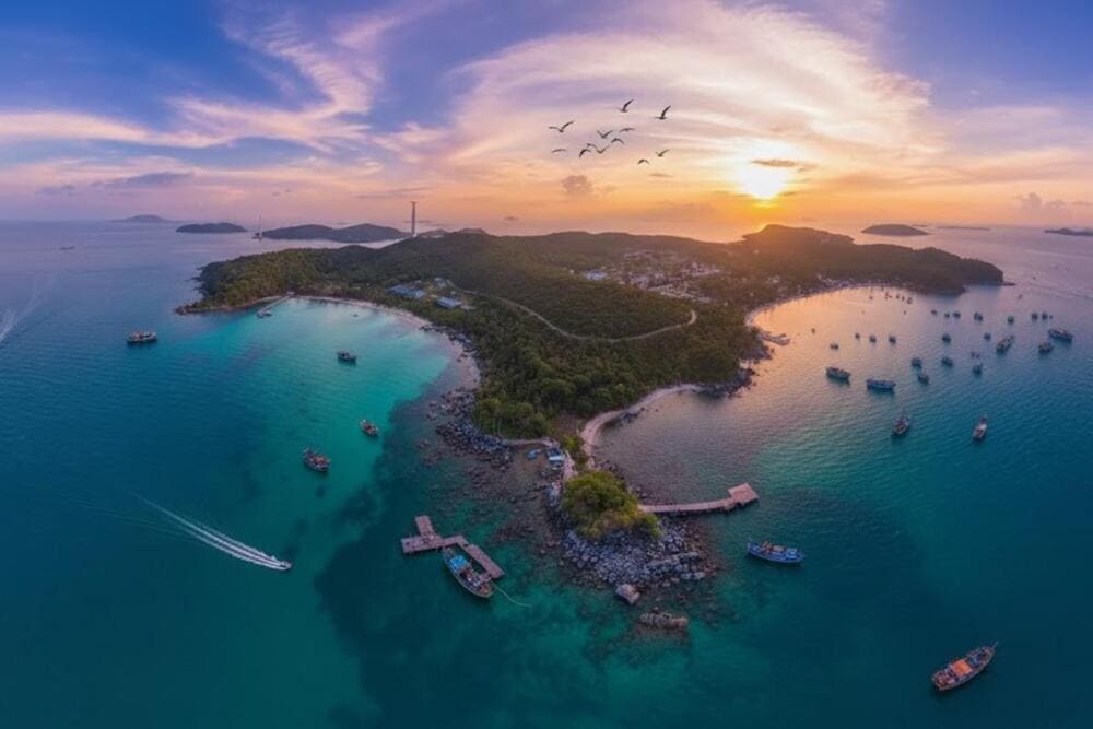 Đảo Nam Du gồm 21 hòn đảo lớn nhỏ